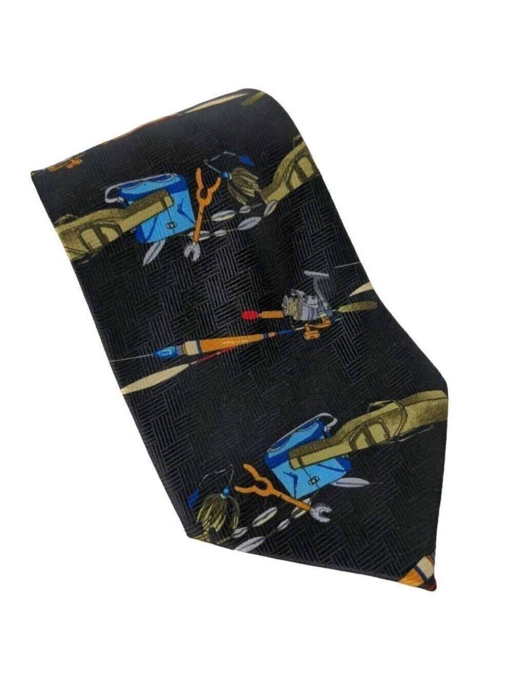 Crescent Bay Fishing Rod Reel Lure Tackle Necktie